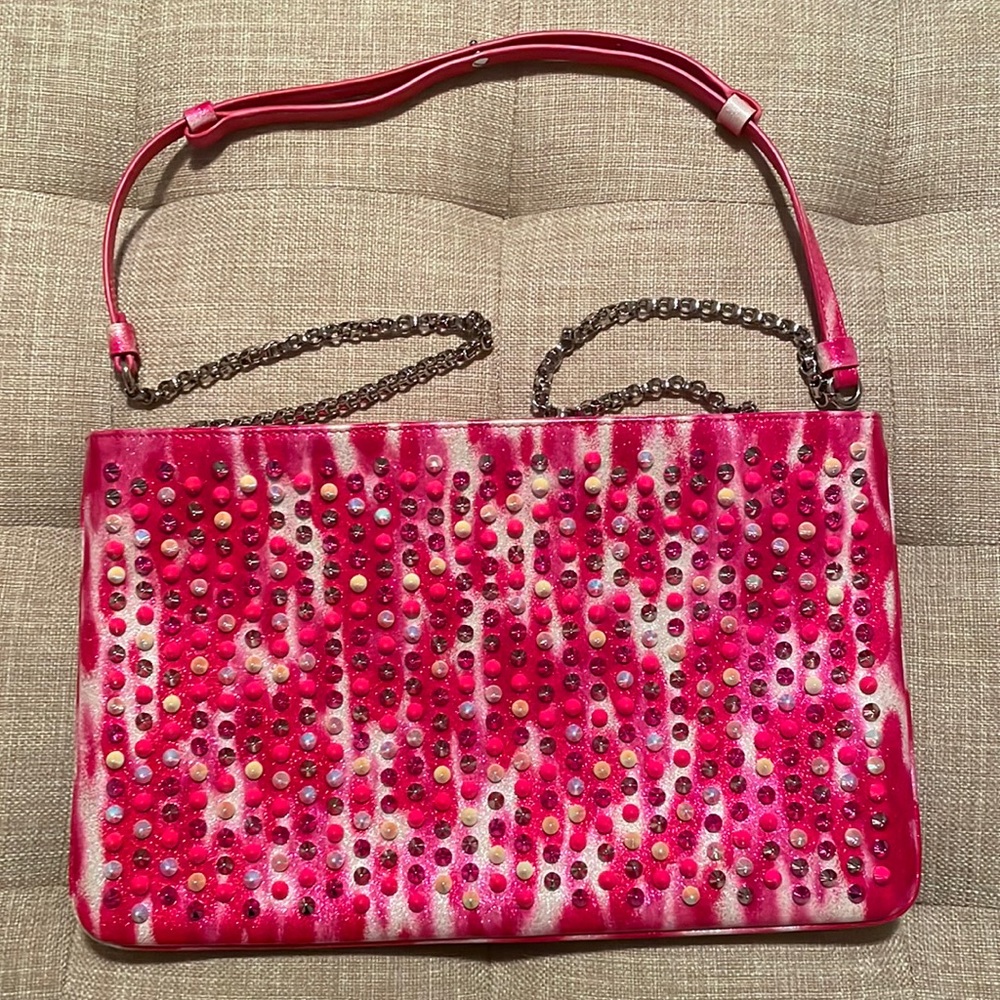*SOLD* Authentic Christian Louboutin Loubiposh Spiked Handbag